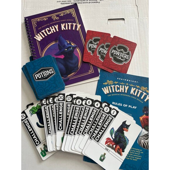 2017 Witchy Kitty Magical Morphing Logic Puzzle Game - Picture 3 of 6